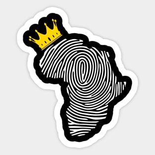 Africa DNA, Africa Fingerprint, African King, African Queen, Black  Lives Matter Sticker